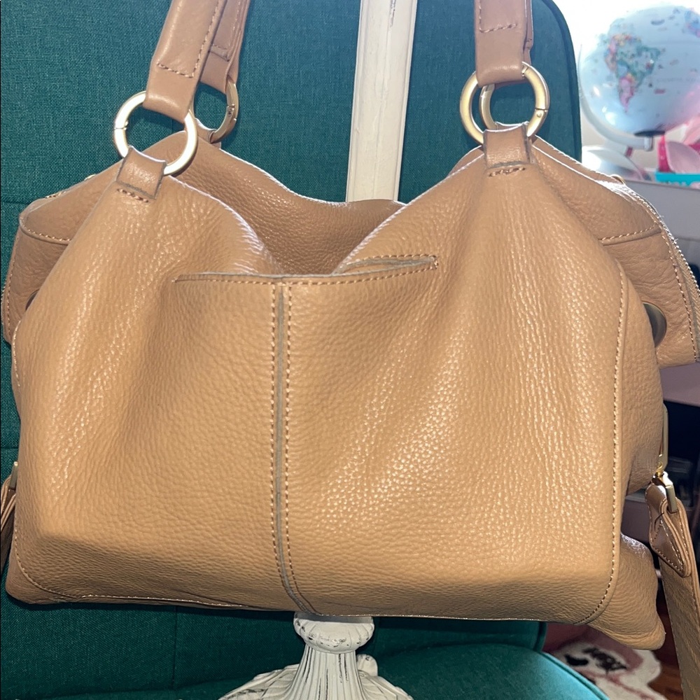 Hammitt Tan Leather Shoulder Bag with Gold Hardware - Picture 8 of 16